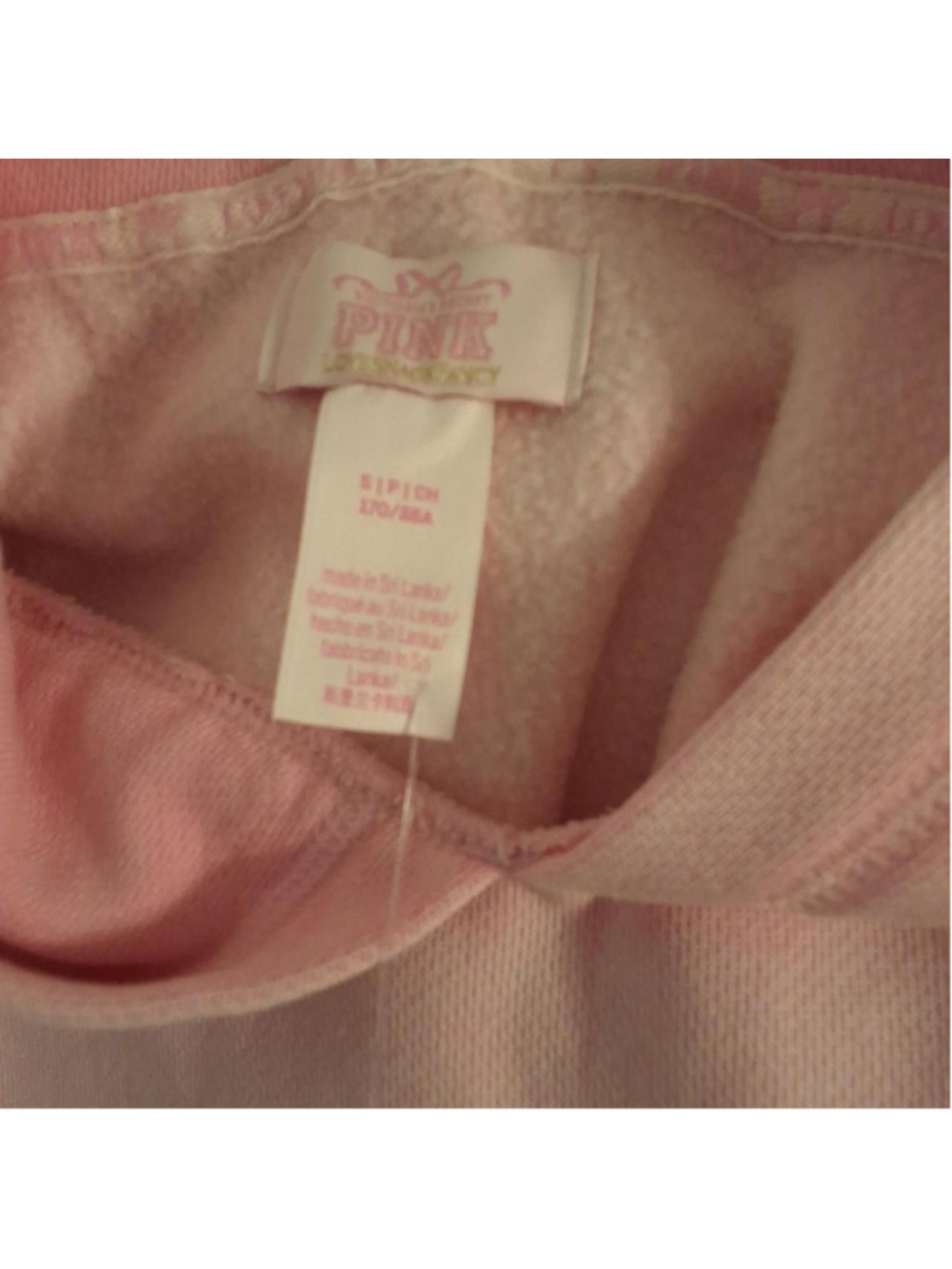 NWT LoveShackFancy Pink Victoria's Secret pink hoodie Size Small - Picture 4 of 7